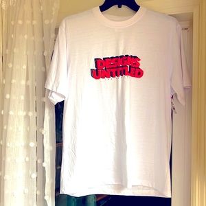 l designs, united, unisex white T-shirt